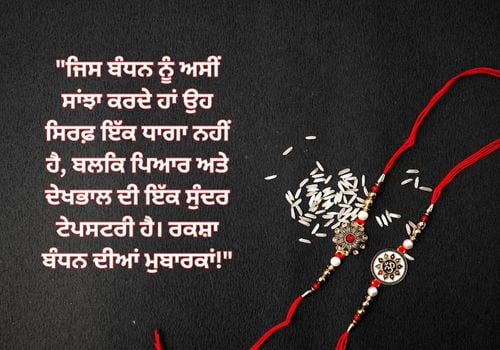 Raksha Bandhan Quotes in Punjabi