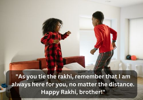 Rakhi quotes Long Distance Brother